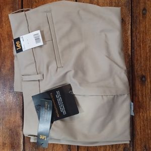 Lee wrinkle free tan pants size 14